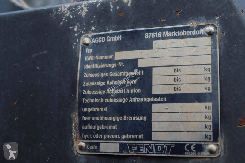 Lantbrukstraktor Fendt 930 Vario