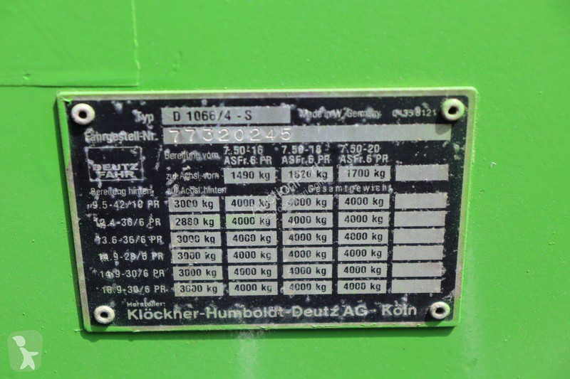 Tractor Deutz Fahr DX 3.30