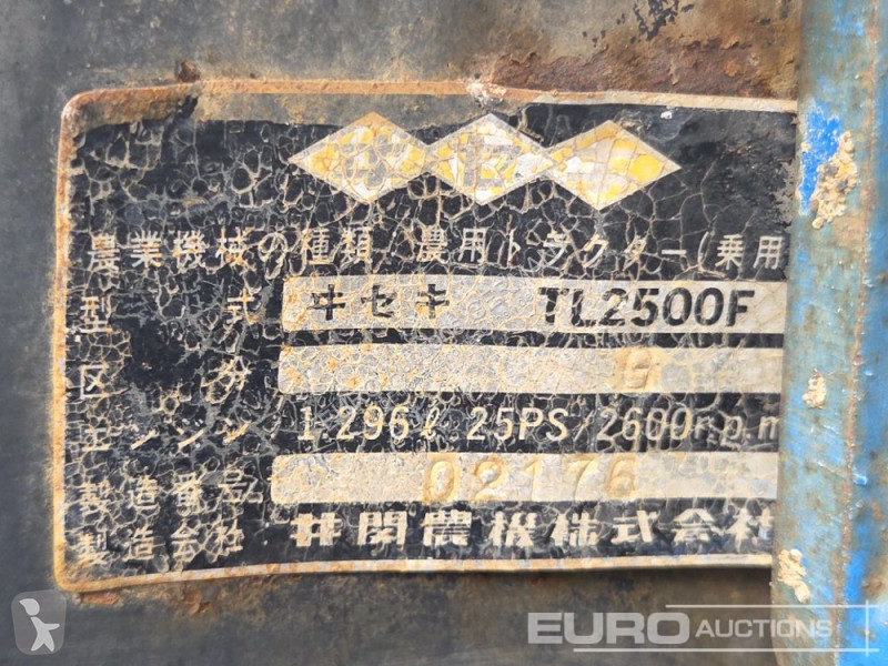 Tracteur agricole Iseki TL2500F
