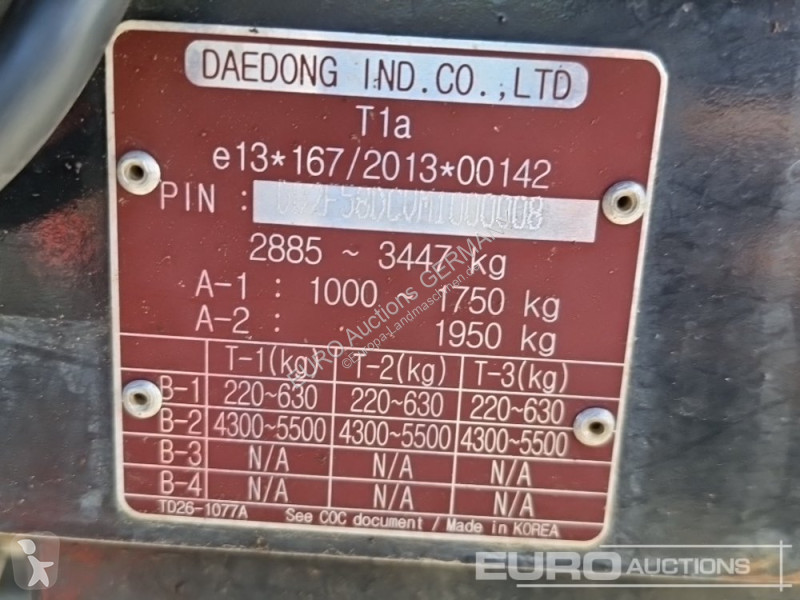 Tractor Kioti DK6020CH