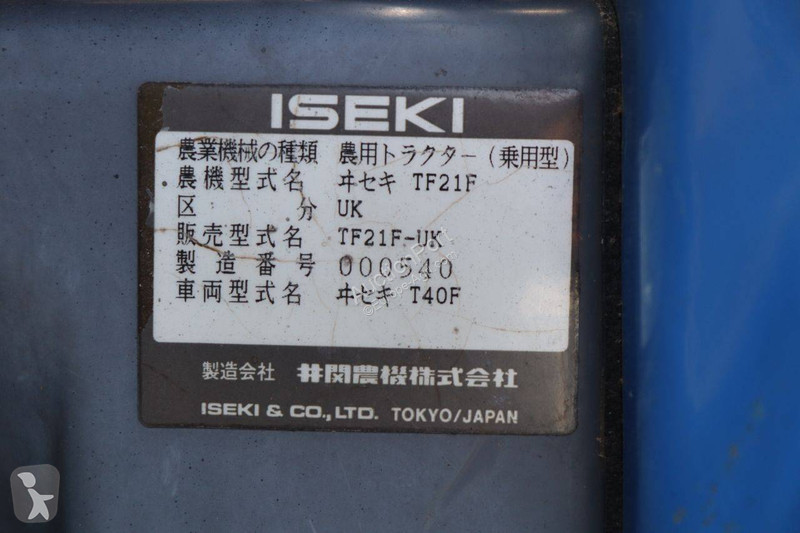 Tractor Iseki TF21F