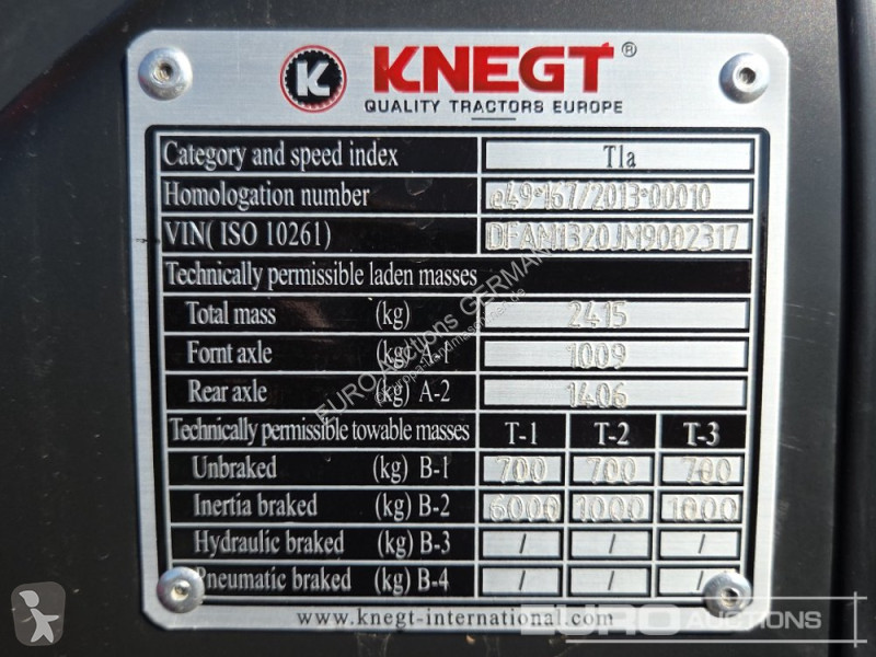 Tracteur agricole Knegt 504G3
