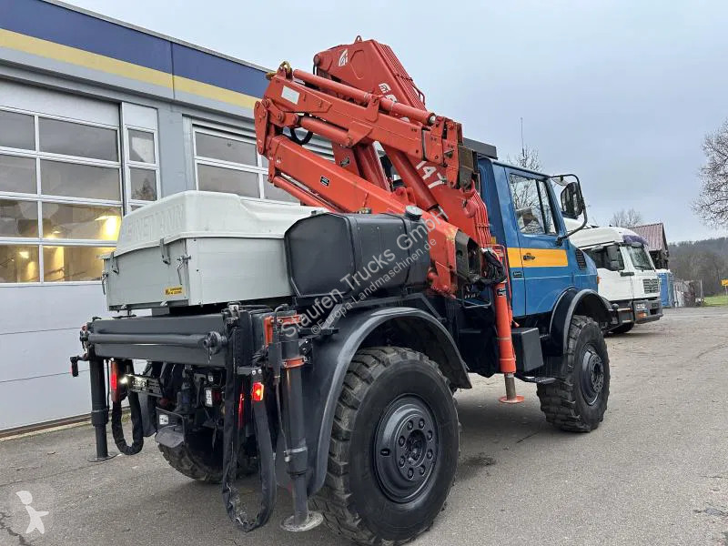 Camion Unimog U (425) Ferrari Kran 147.2A*Jib*...