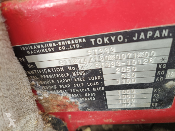 Tracteur agricole Shibaura ST333