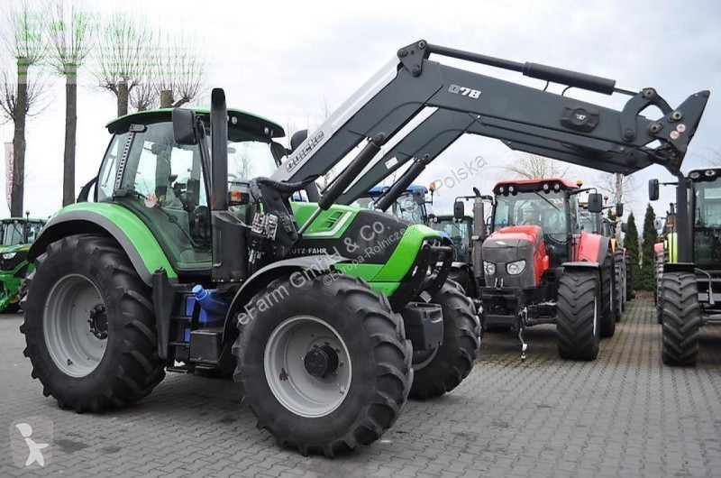 Deutz-Fahr agrotron p + quicke q78 tractor
