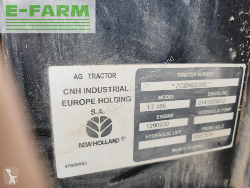 Lantbrukstraktor New Holland  T 7.185