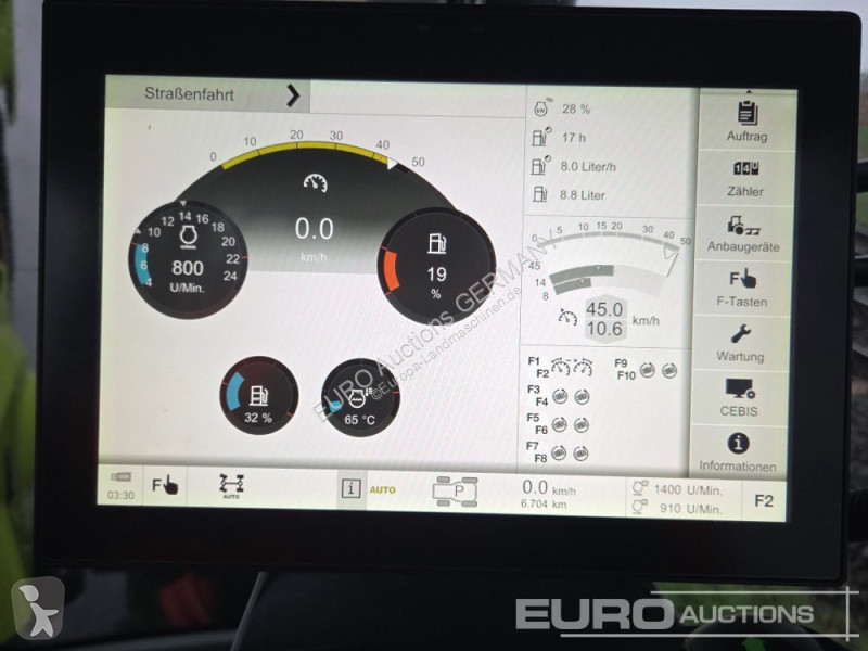 Tracteur agricole Claas Axion 870 CMATIC