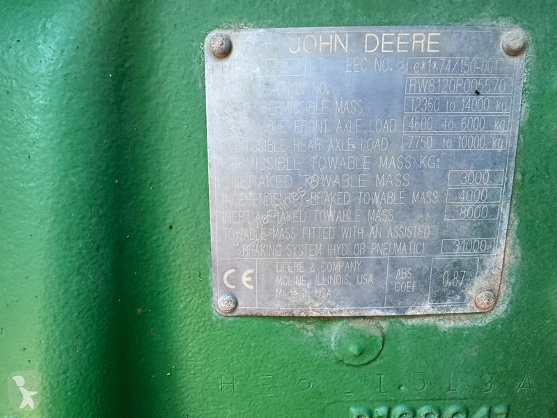 Lantbrukstraktor John Deere 8120 Powershift