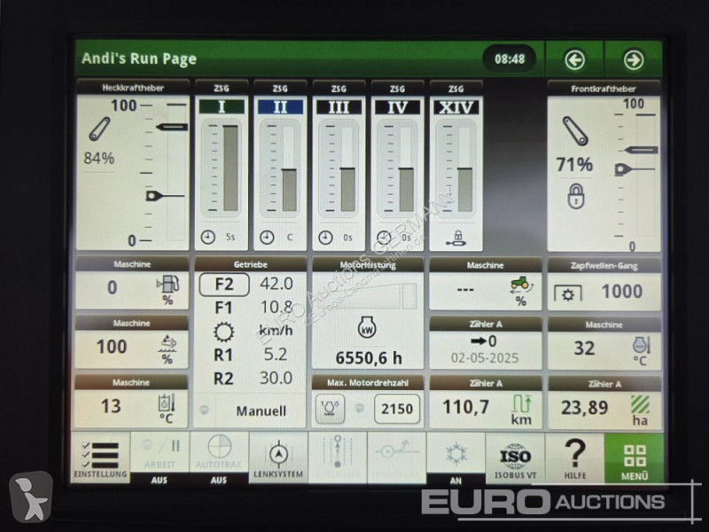 Tracteur agricole John Deere 7290R