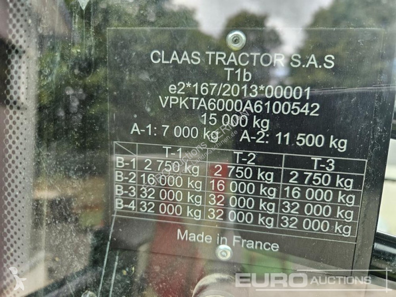 Tracteur agricole Claas Axion 870 CMATIC