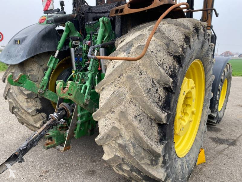 Tractor John Deere 6250 R / AutoPower endommagé