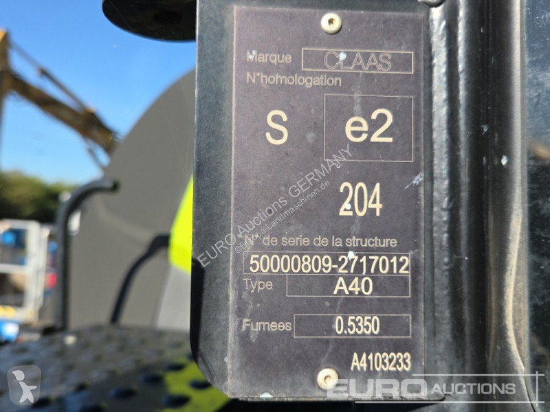 Tracteur agricole Claas Axion 830 CMATIC
