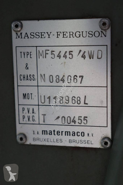Tracteur agricole Massey Ferguson MF5445/4WD