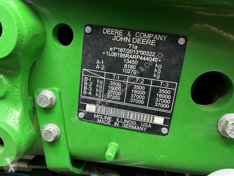 Landbrugstraktor John Deere 6R