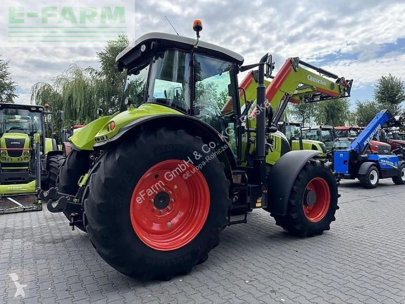 Traktor Claas  arion 640 cis + quicke q65