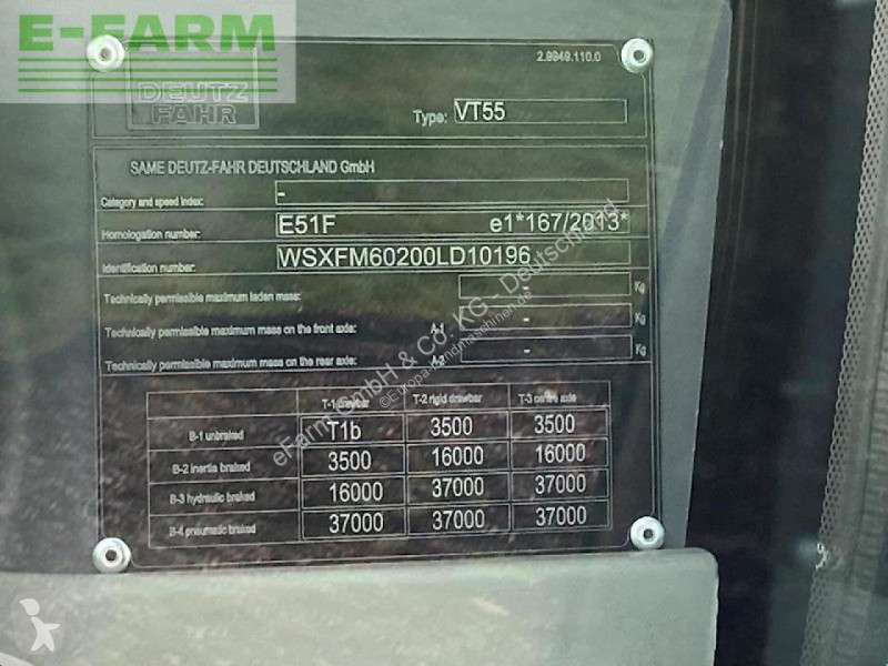 Landbrugstraktor Deutz-Fahr ttv agrotron