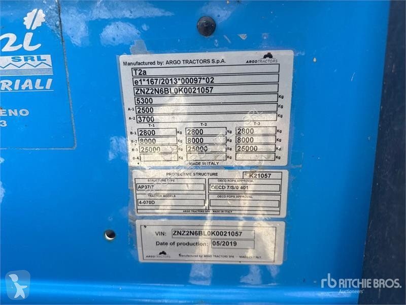 Сільськогосподарський трактор Landini 4D 70