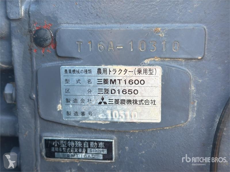Tractor Mitsubishi D1650 Mini 2WD Tractor