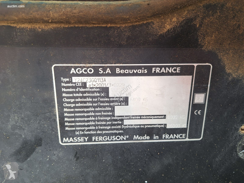 Massey Ferguson 8460 dyna vt tractor