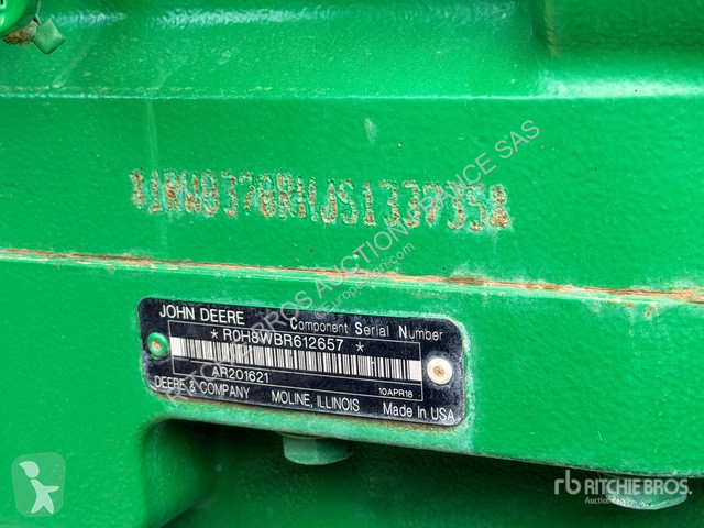 John Deere 8370R tractor