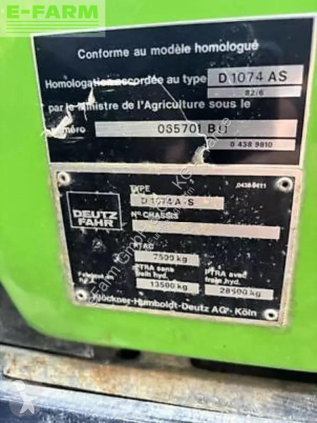 Tractor Deutz-Fahr  dx 6.06