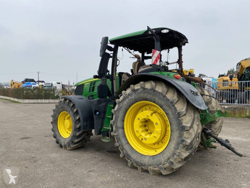 Tractor John Deere 6250 R / AutoPower endommagé