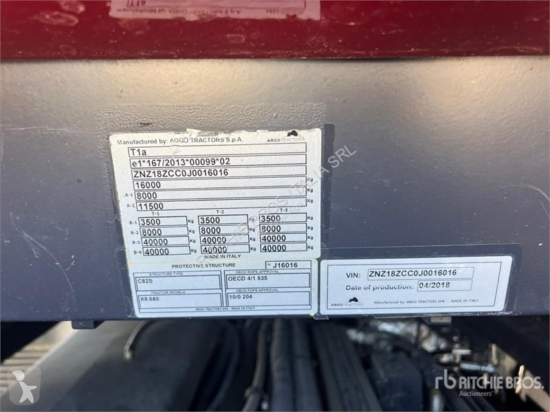 Tractor  X8.680 VT Drive