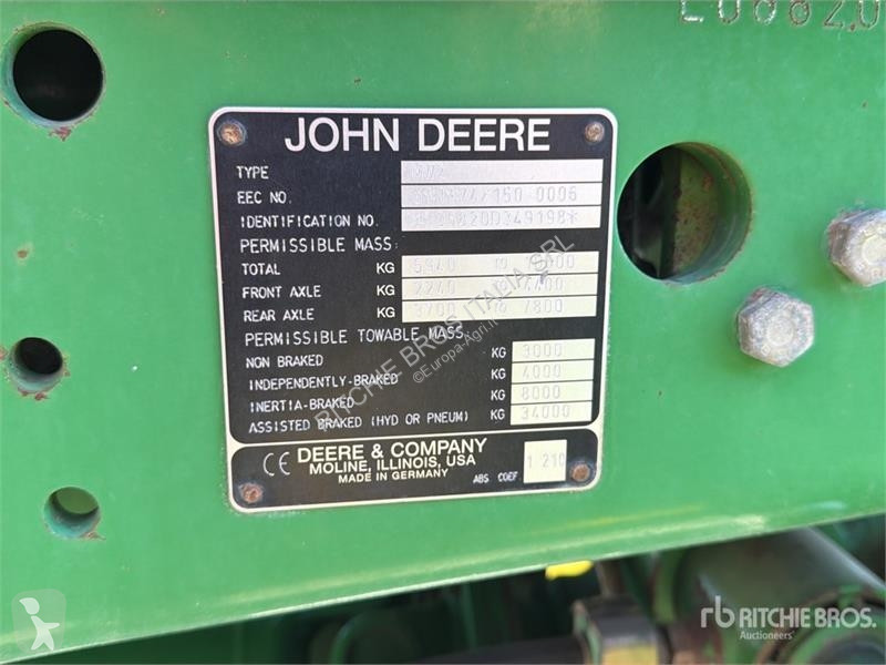 Tractor John Deere 6820
