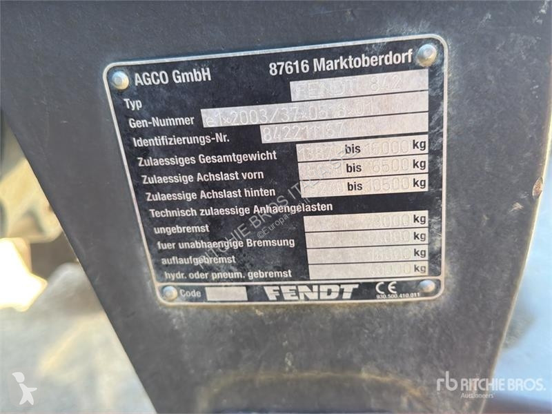 Сільськогосподарський трактор Fendt 828 Vario