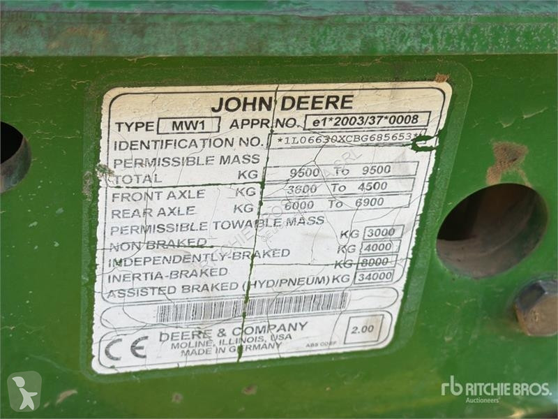 Tractor John Deere 6630 4WD Tractor