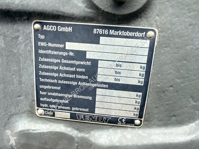 Tractor Fendt  712 Vario TMS