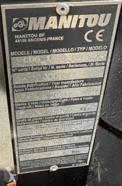Aanbouwstukken voor bouwmachines Manitou CBG...