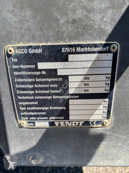 Tracteur agricole Fendt 209F Vario TMS 1er Main...