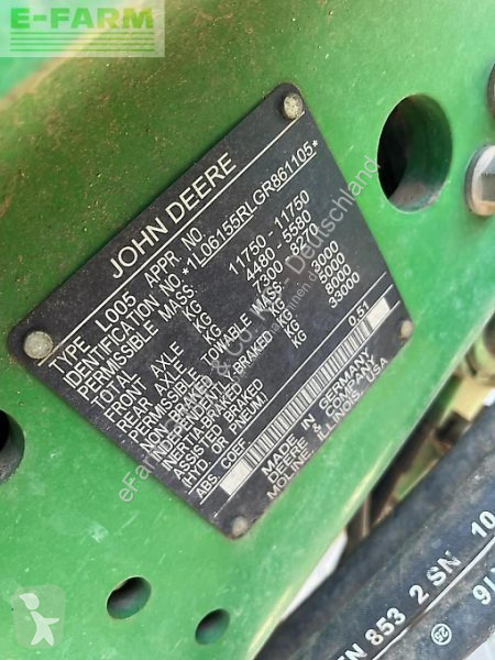 Landbrugstraktor John Deere  6155r