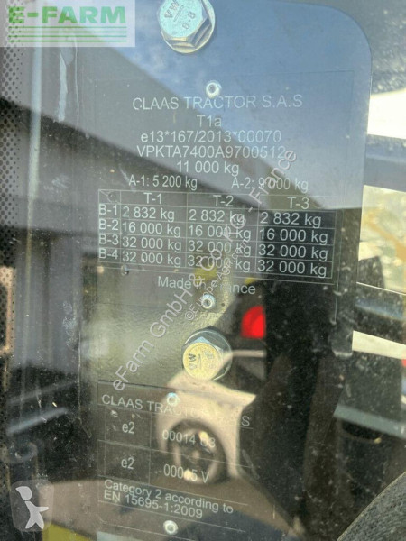 Tracteur agricole Claas  arion 630 cmatic -...