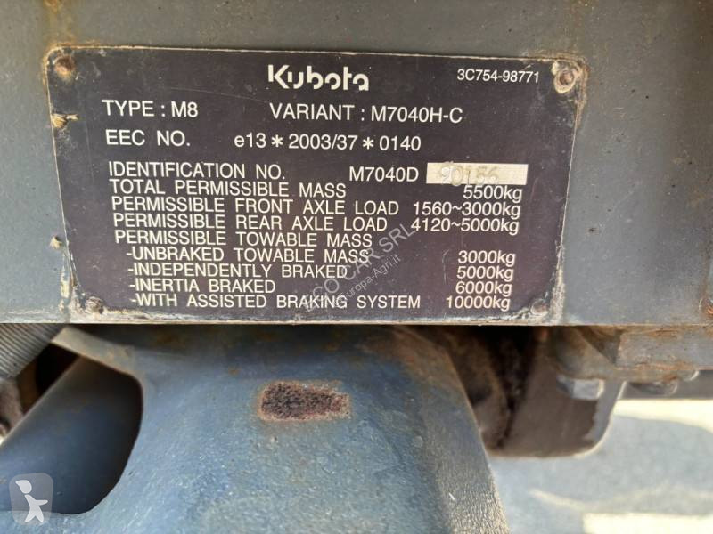 Tractor Kubota M7040