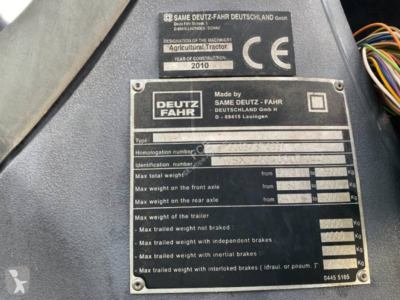 Tracteur agricole Deutz-Fahr AGROTRON 610TTV /...