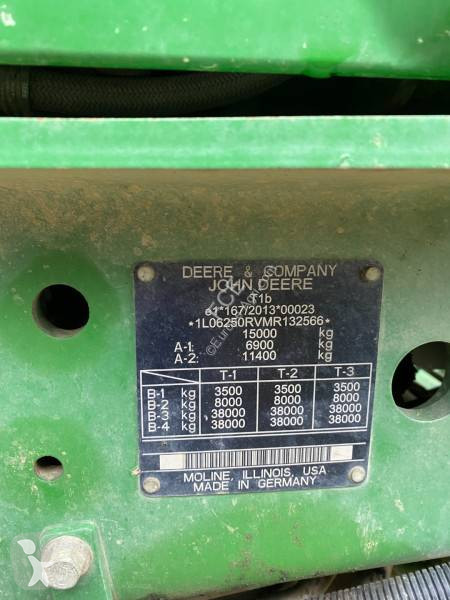 Tractor John Deere 6250 R / AutoPower endommagé