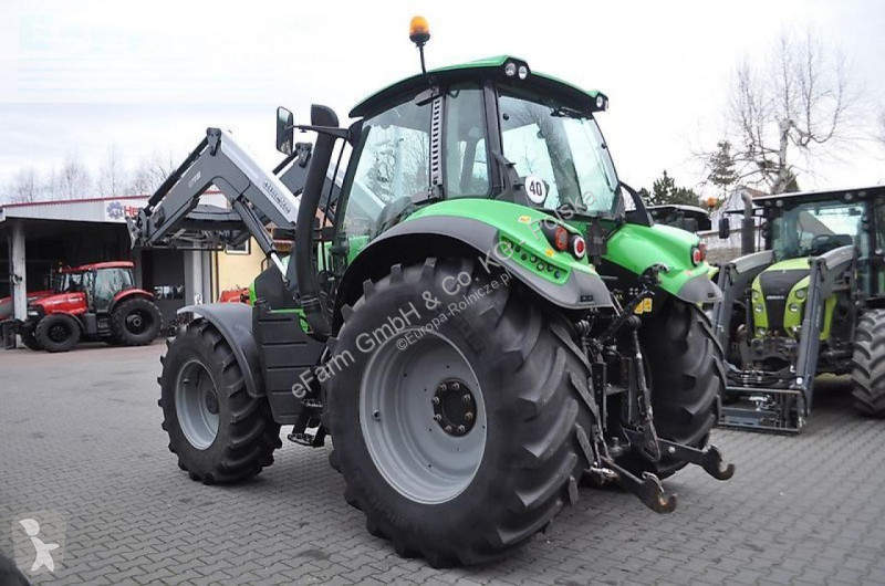 Deutz-Fahr agrotron p + quicke q78 tractor
