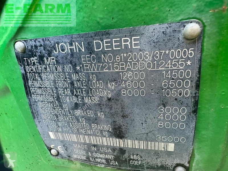 Traktor John Deere  7215r
