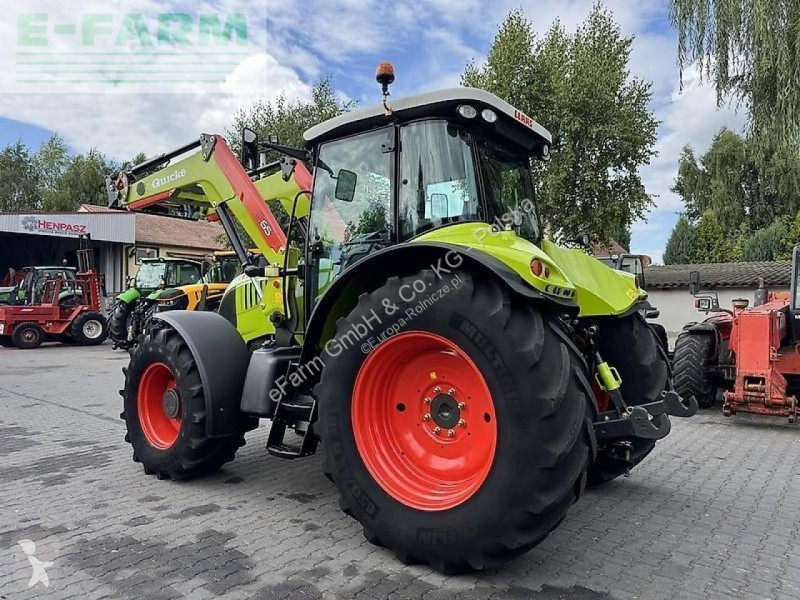 Traktor Claas  arion 640 cis + quicke q65