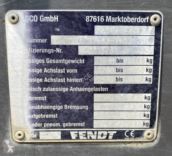 Lantbrukstraktor Fendt 207-V / Vario TMS Carte...