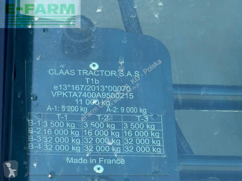 Tracteur agricole Claas  arion 550 cmatic