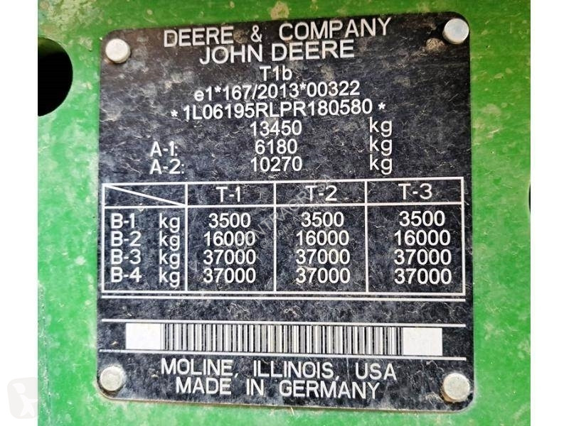 Tractor John Deere 6R 195