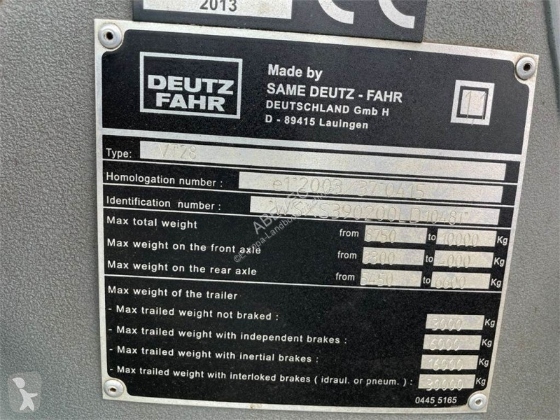 Tractor Deutz Agrotron ttv430 met brede wielen