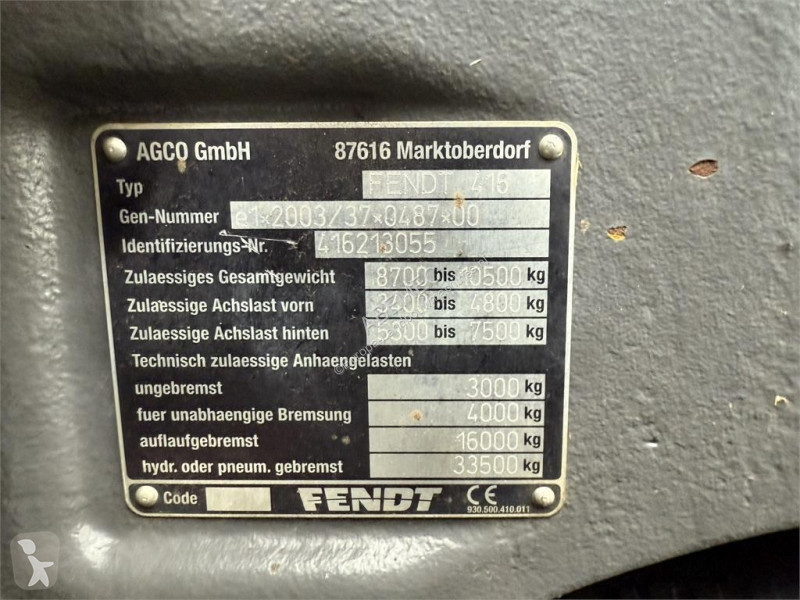 Tractor Fendt 516 SCR Profi