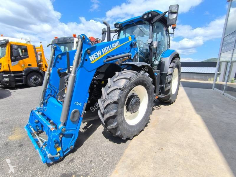 Tracteur agricole New Holland T6.145 + Chargeur