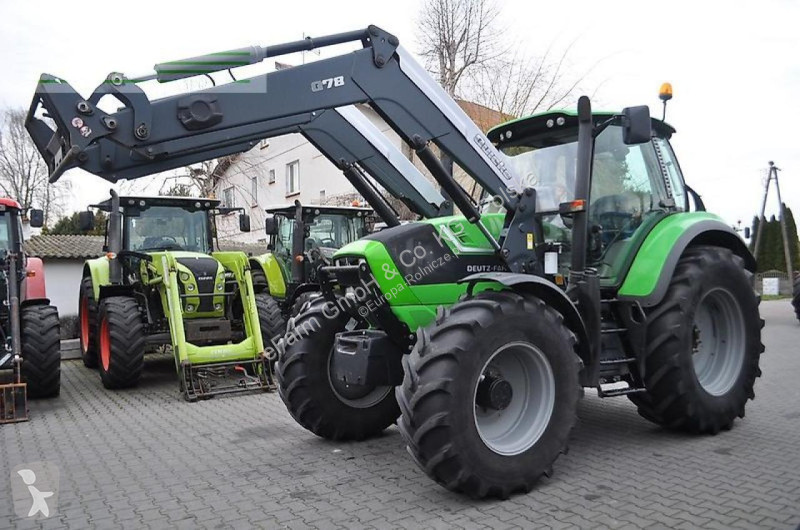 Deutz-Fahr agrotron p + quicke q78 tractor