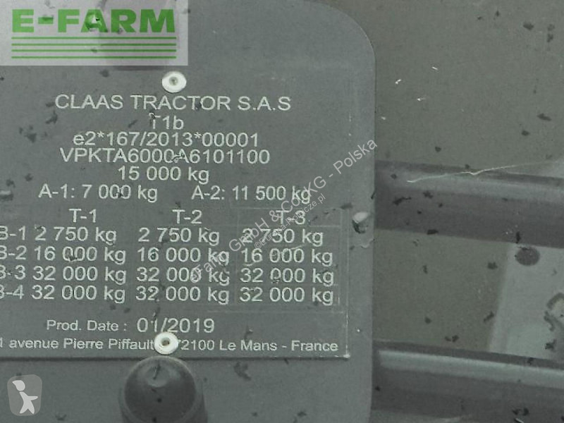 Landbrugstraktor Claas  axion 870 cmatic cebis