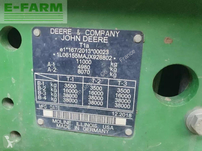 Landbrugstraktor John Deere  6155m